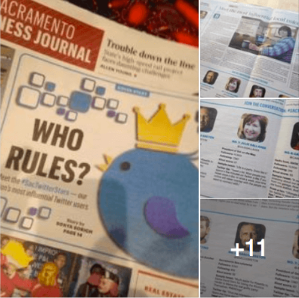 Sacramento Business Journal Top Twitter Influencers