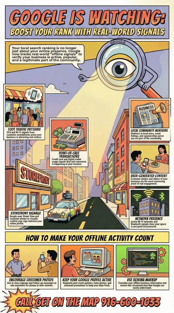 google is watching boost your rank with real world signals google map pack