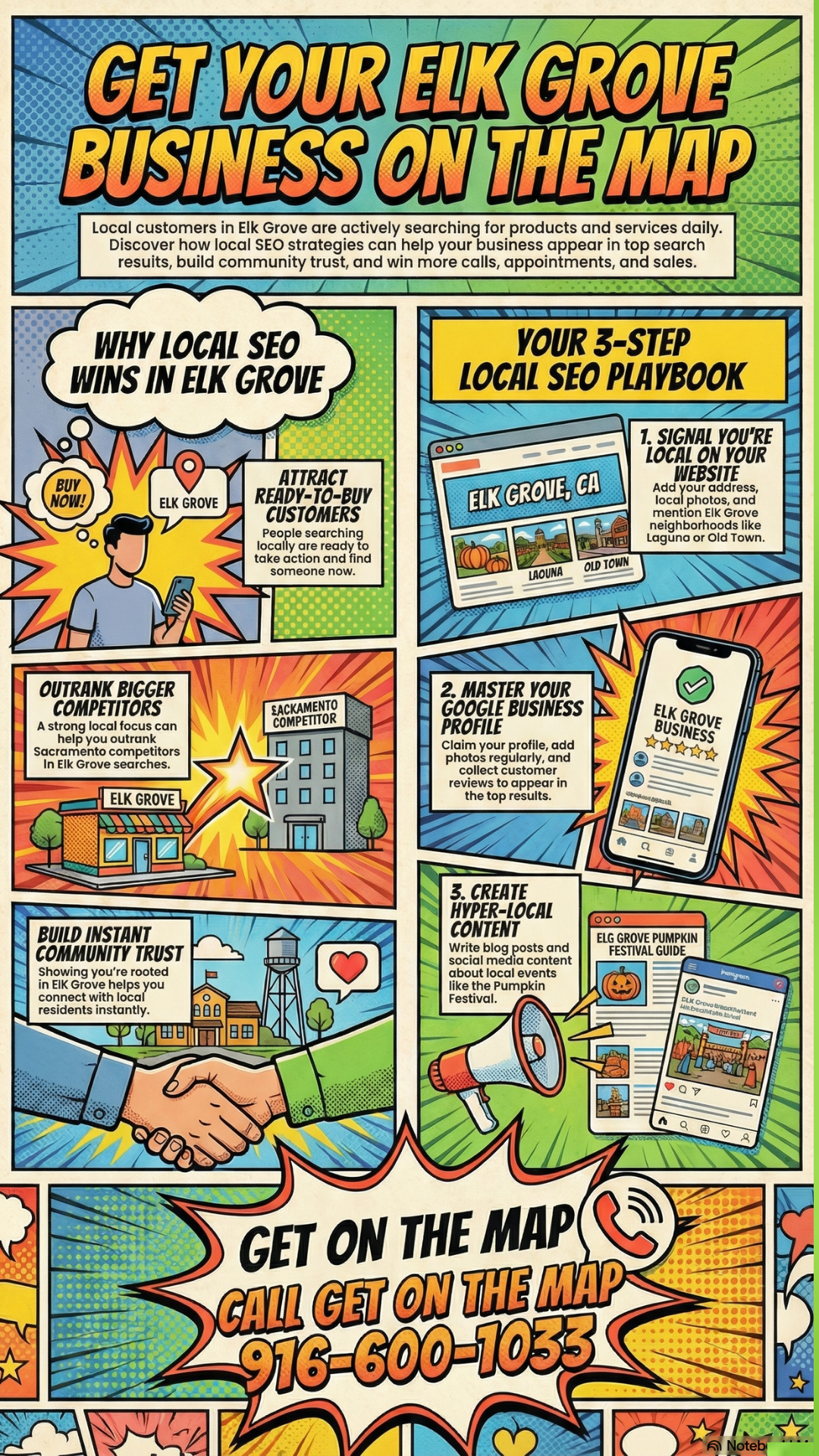 get your elk grove business on the map