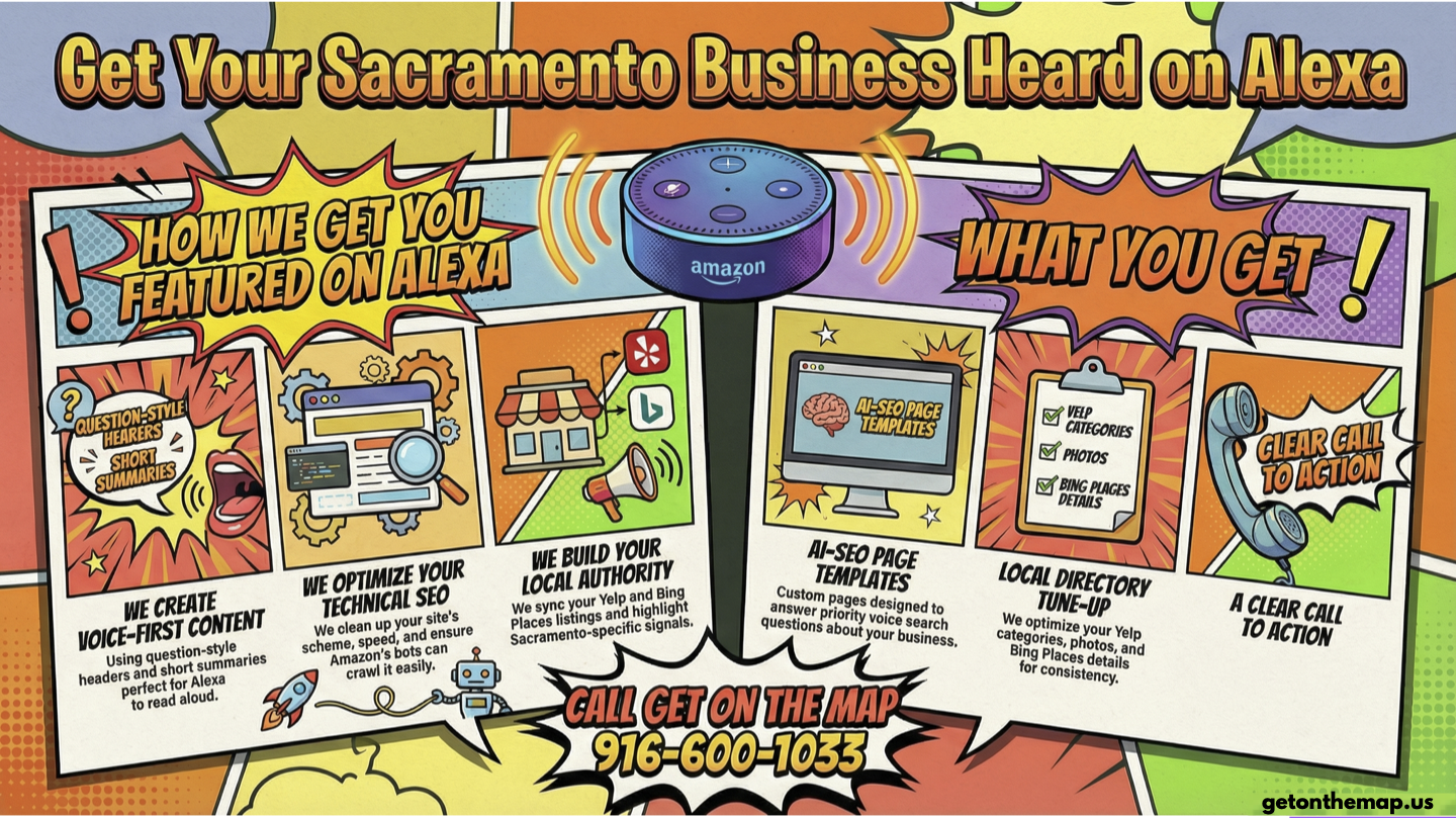 Alexa get your sacramento business heard in voice search