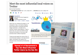 sac biz journal names Twitter stars